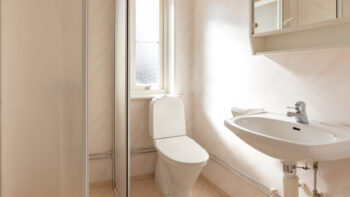 WC med dusch.