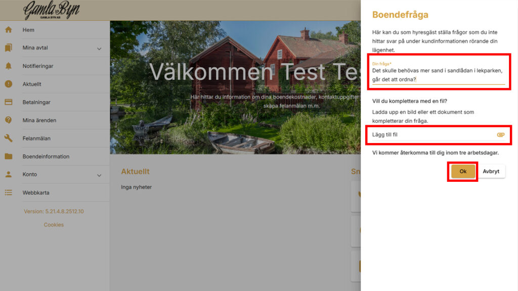 Skärmdump av en inloggningssida på nätet.